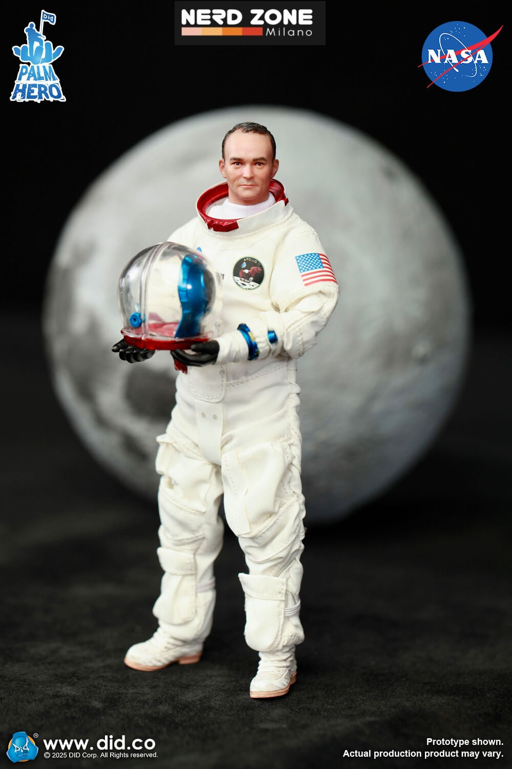 DID Corp. 1/12 APOLLO 11 ASTRONAUTS SET - Neil Armstrong - Buzz Aldrin - Michael Collins - XS80033,XS80034,XS80035