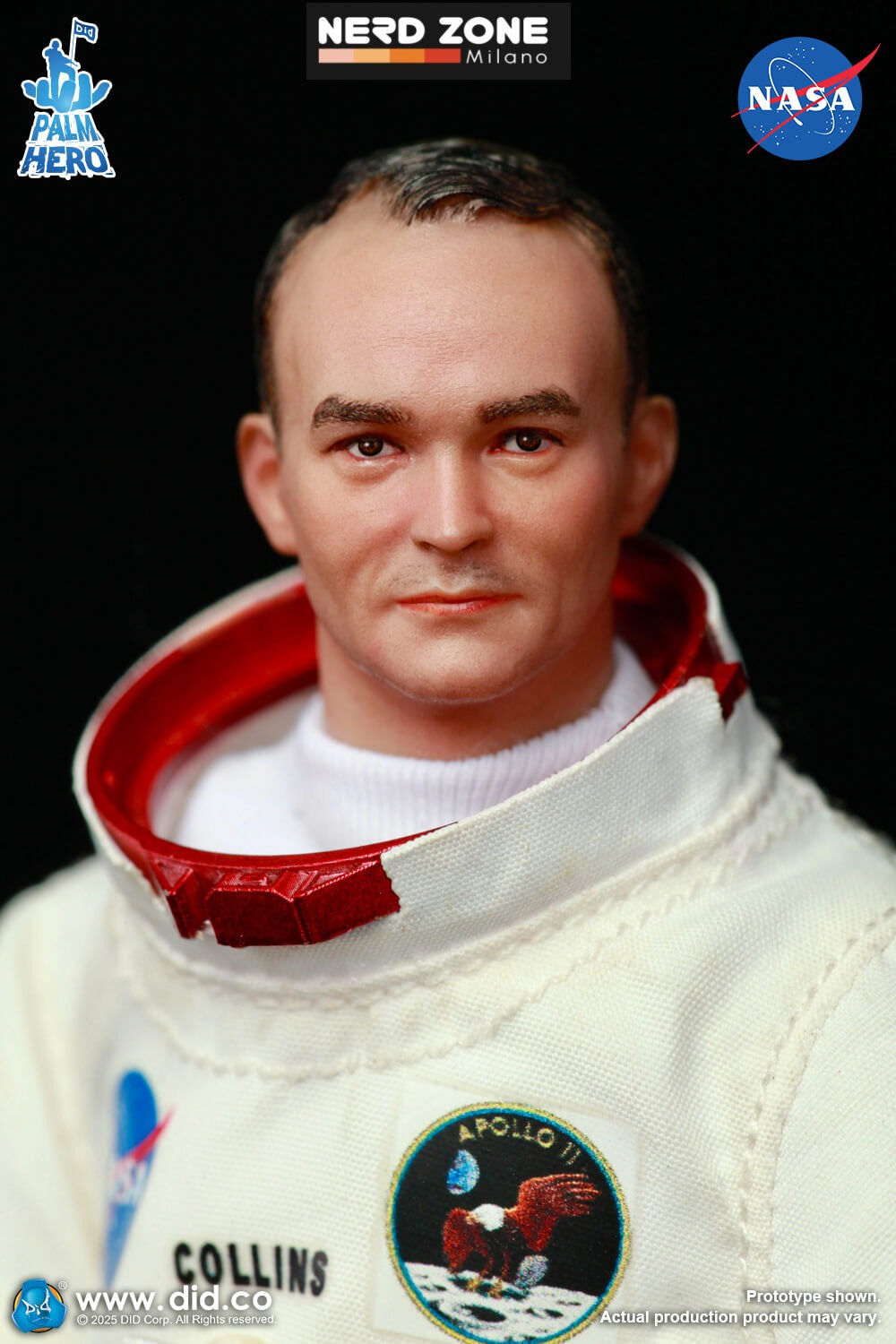 DID Corp. 1/12 APOLLO 11 ASTRONAUTS SET - Neil Armstrong - Buzz Aldrin - Michael Collins - XS80033,XS80034,XS80035