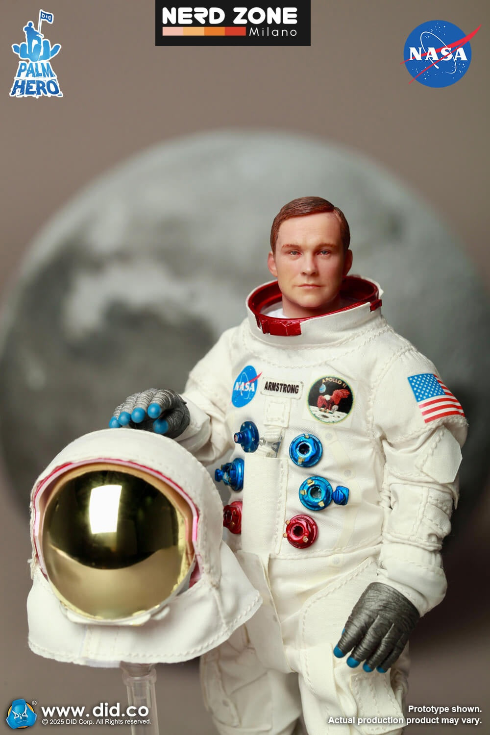 DID Corp. 1/12 APOLLO 11 ASTRONAUTS SET - Neil Armstrong - Buzz Aldrin - Michael Collins - XS80033,XS80034,XS80035