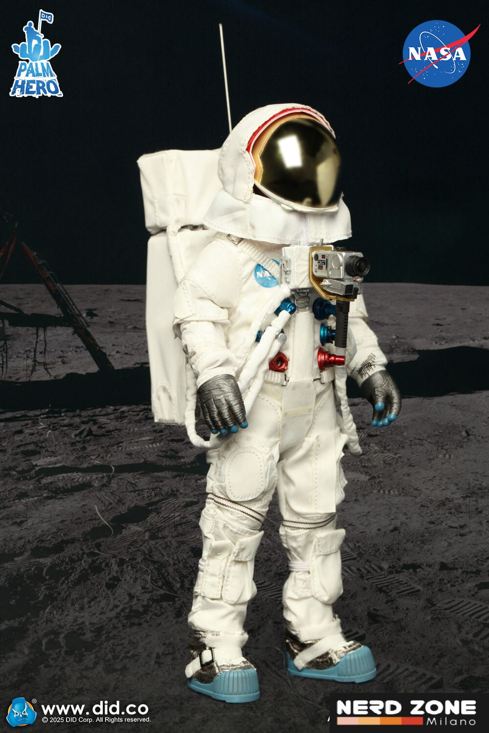 DID Corp. 1/12 APOLLO 11 ASTRONAUTS SET - Neil Armstrong - Buzz Aldrin - Michael Collins - XS80033,XS80034,XS80035