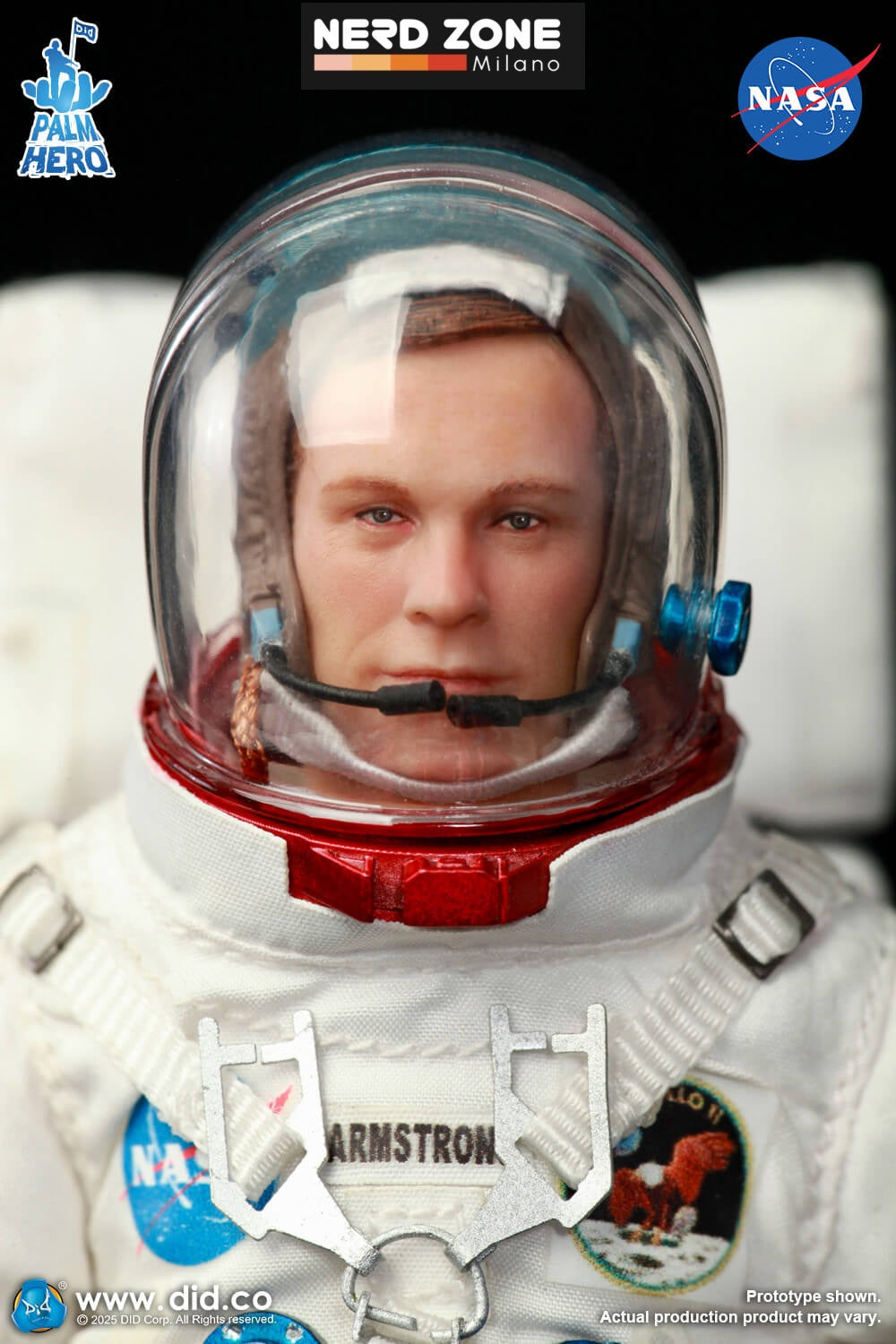 DID Corp. 1/12 APOLLO 11 ASTRONAUTS SET - Neil Armstrong - Buzz Aldrin - Michael Collins - XS80033,XS80034,XS80035