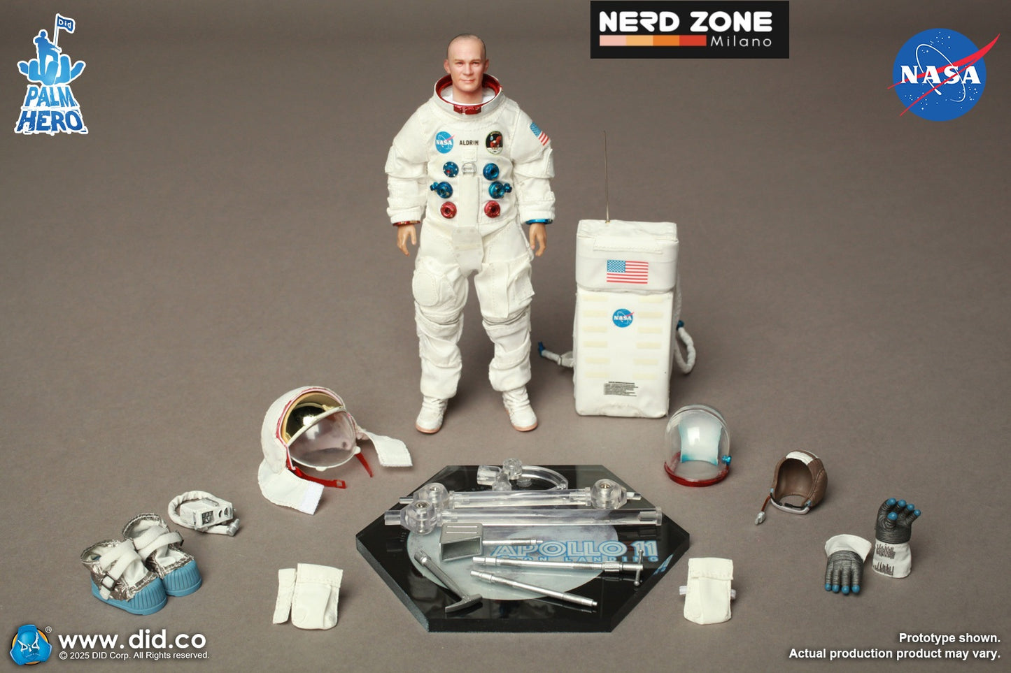 DID Corp. 1/12 APOLLO 11 ASTRONAUTS SET - Neil Armstrong - Buzz Aldrin - Michael Collins - XS80033,XS80034,XS80035