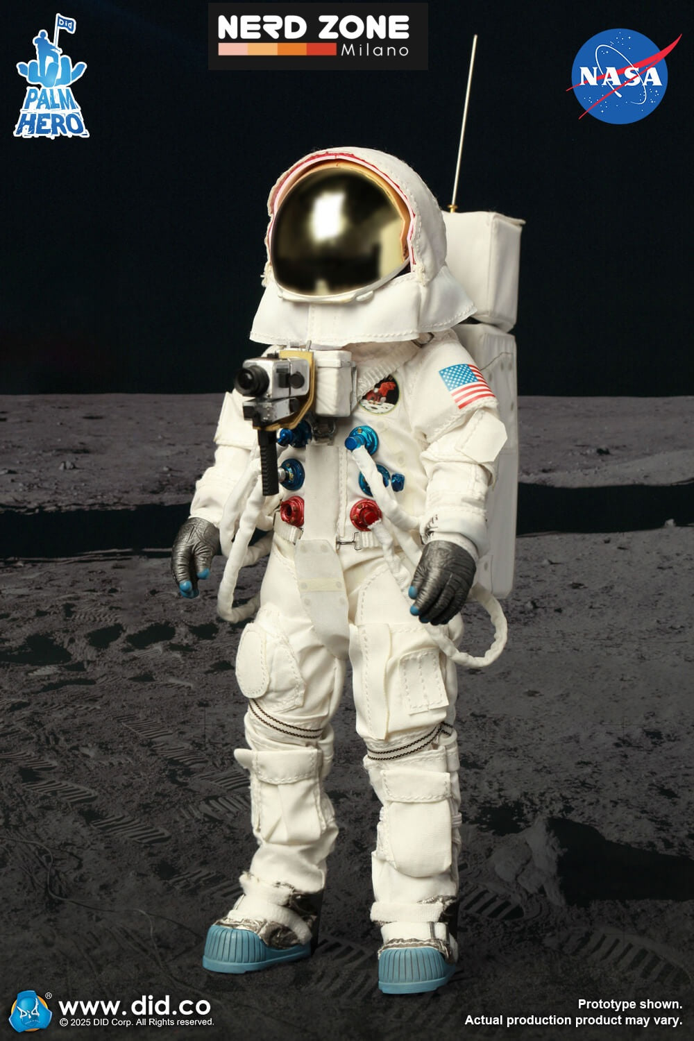 DID Corp. 1/12 APOLLO 11 ASTRONAUTS SET - Neil Armstrong - Buzz Aldrin - Michael Collins - XS80033,XS80034,XS80035
