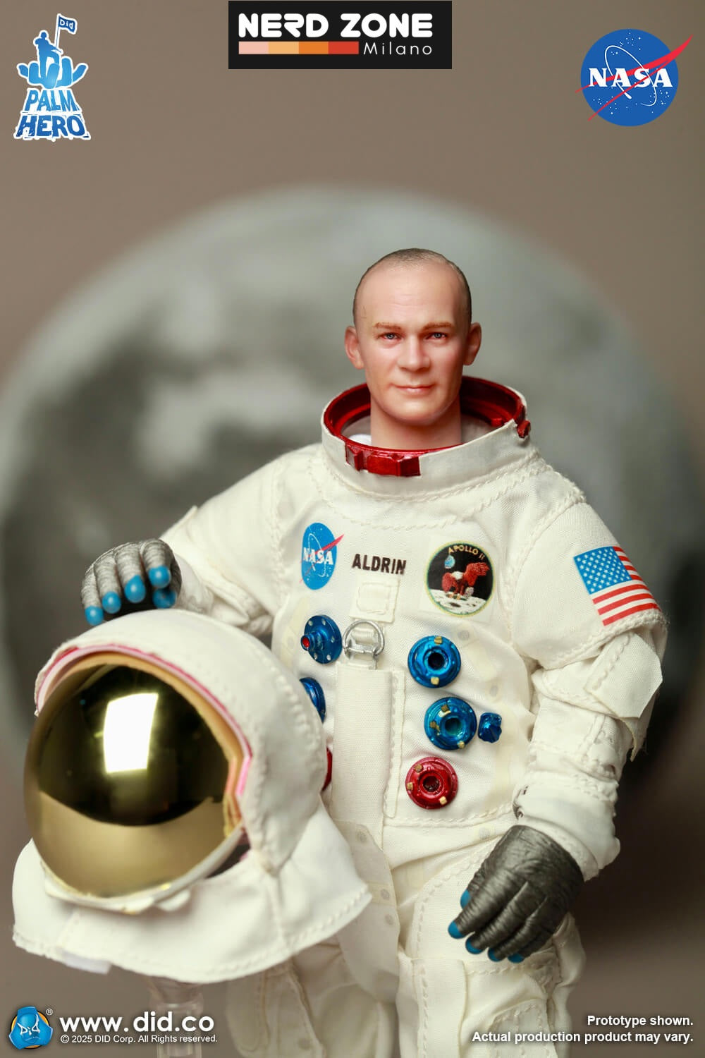 DID Corp. 1/12 APOLLO 11 ASTRONAUTS SET - Neil Armstrong - Buzz Aldrin - Michael Collins - XS80033,XS80034,XS80035