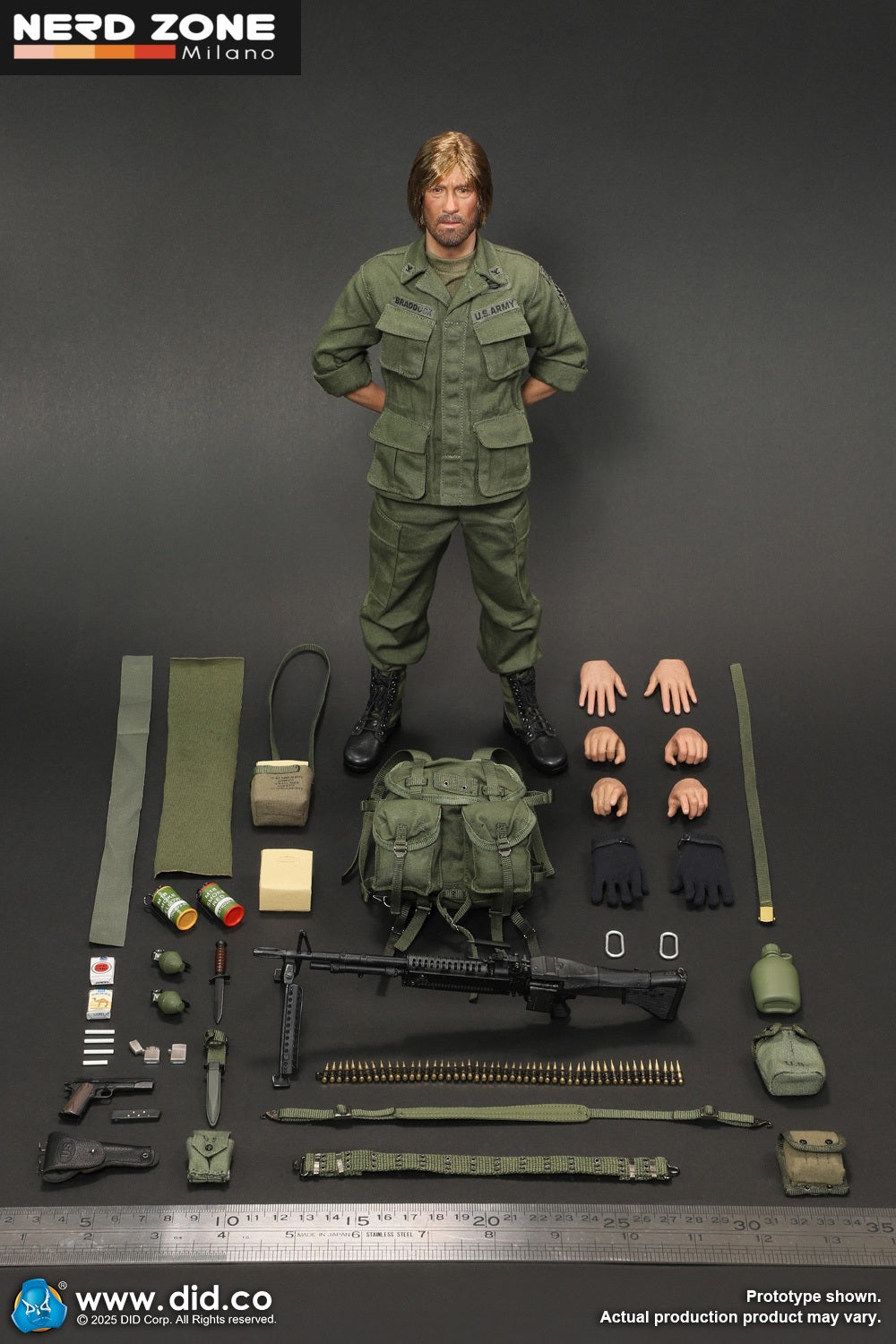DID Corp. - 1/6 Vietnam War U.S. Army – Colonel James Braddock V80184