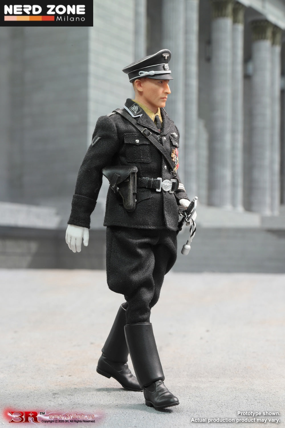 DID / 3R - Reinhard Heydrich WWII German SS-Obergruppenführer 1/12 Scale Mini Reich Series TG80006