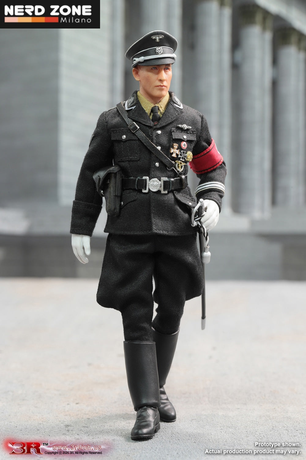 DID / 3R - Reinhard Heydrich WWII German SS-Obergruppenführer 1/12 Scale Mini Reich Series TG80006