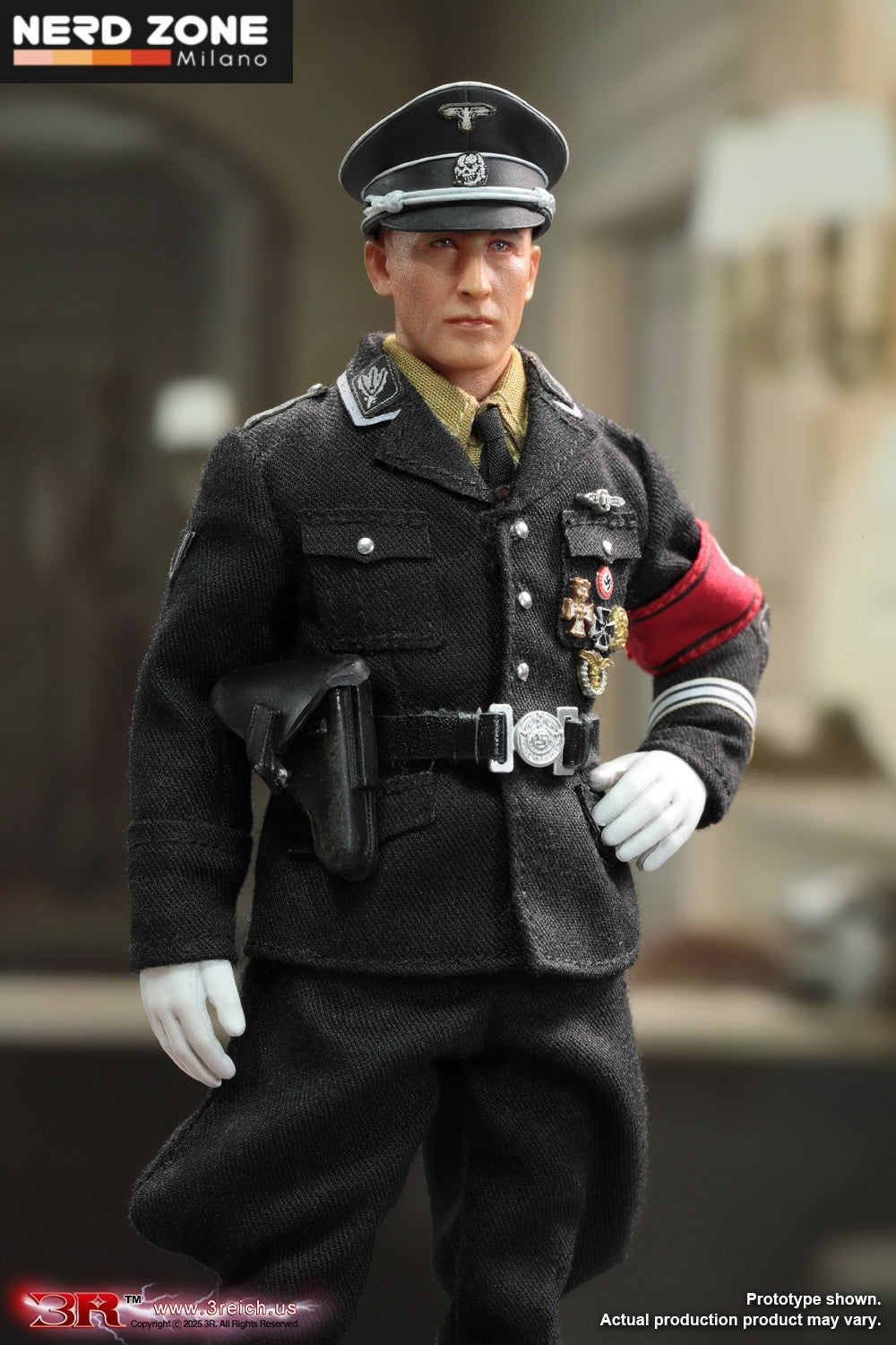 DID / 3R - Reinhard Heydrich WWII German SS-Obergruppenführer 1/12 Scale Mini Reich Series TG80006
