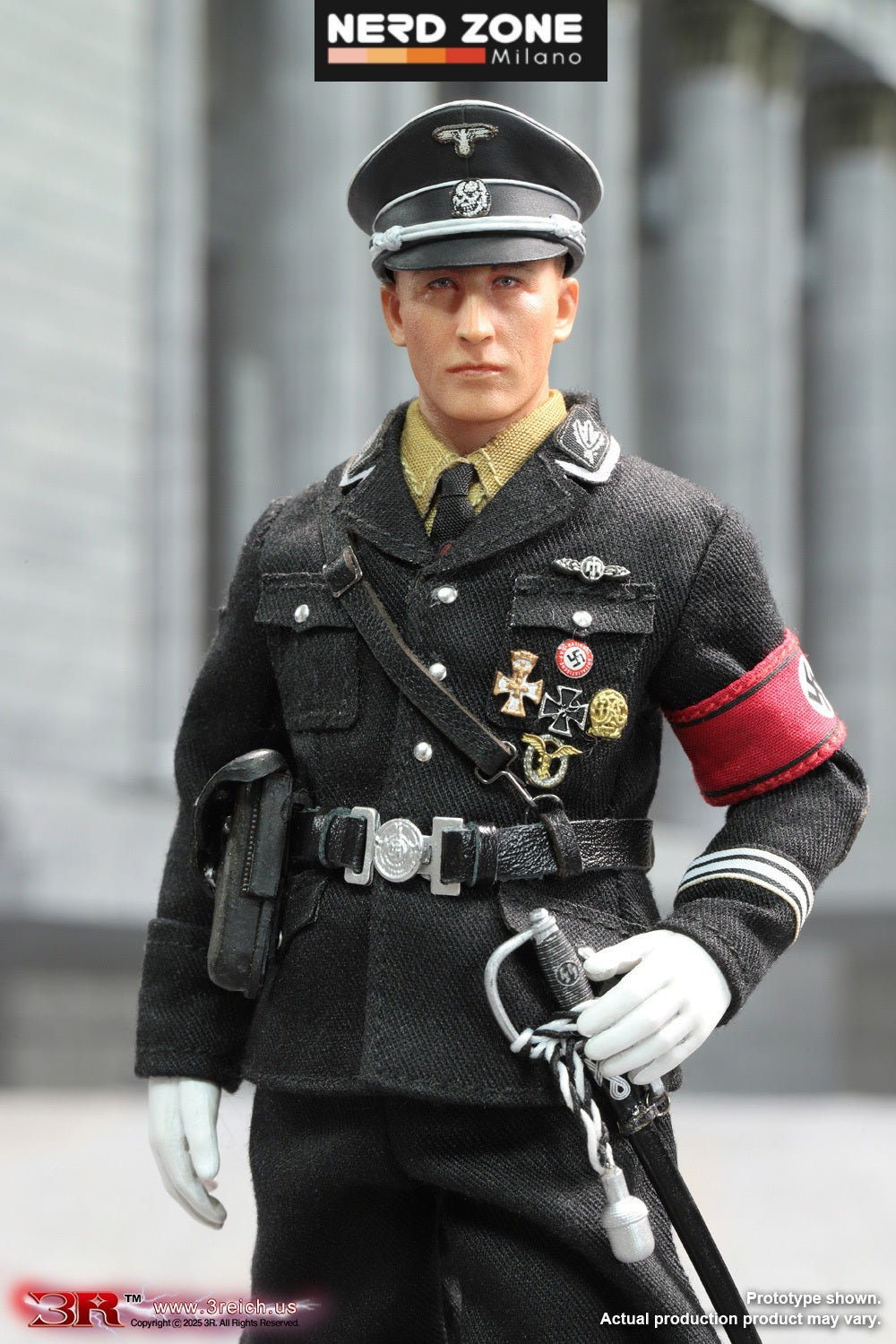 DID / 3R - Reinhard Heydrich WWII German SS-Obergruppenführer 1/12 Scale Mini Reich Series TG80006