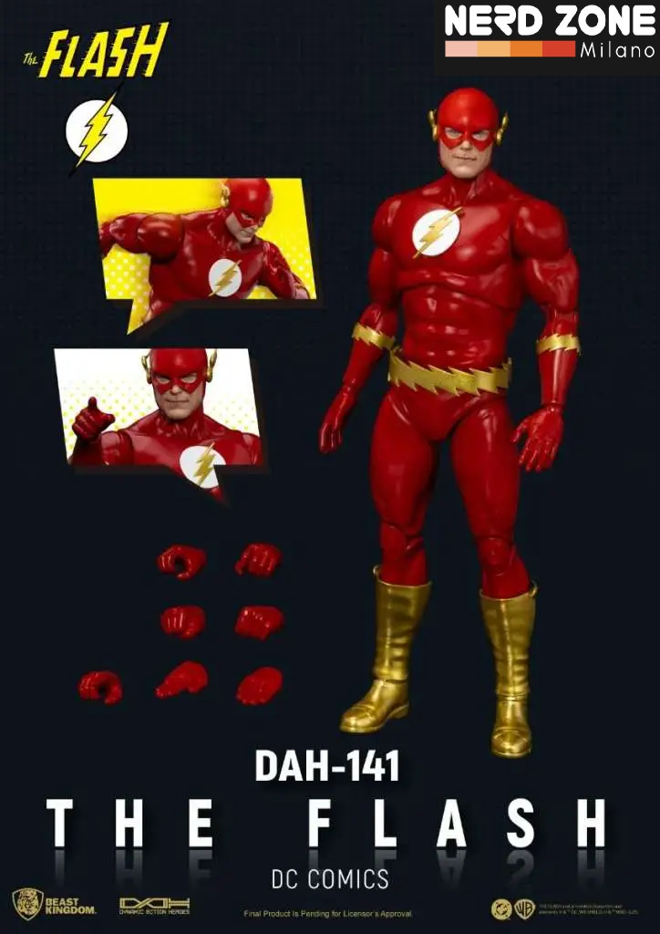 BEAST KINGDOM - Dc Comics The Flash Dynamic Action Heroes