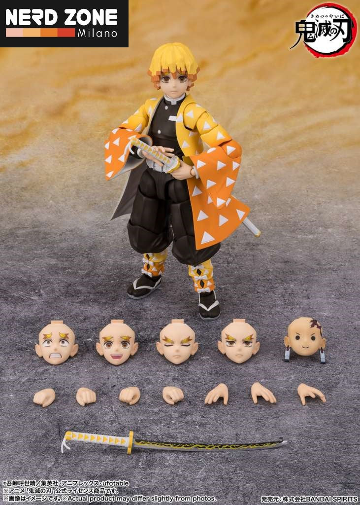 BANDAI - S.H. FIGUARTS Demon Slayer Zenitsu Agatsuma
