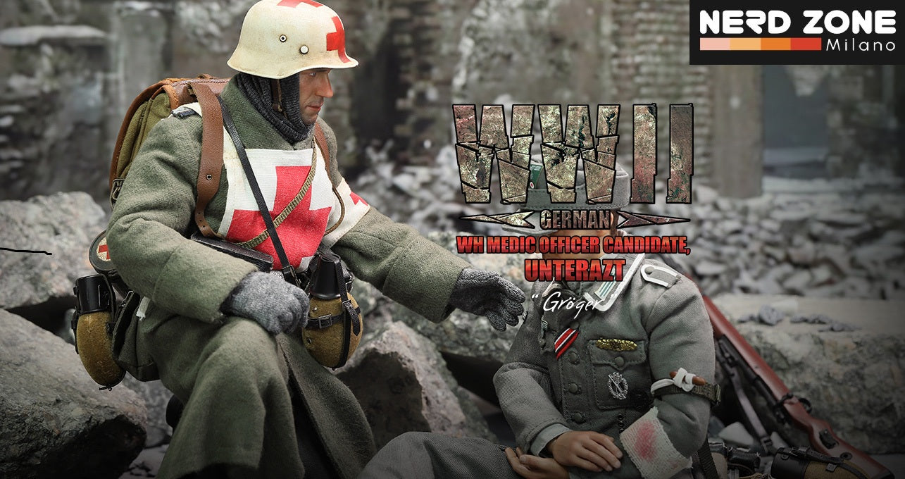 DiD/3R - D80183 1/6 WWII German WH Medic Officer Candidate, Unterazt – Gröger