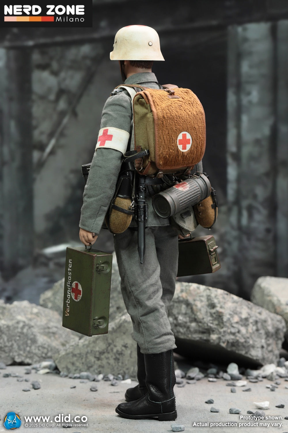 DiD/3R - D80183 1/6 WWII German WH Medic Officer Candidate, Unterazt – Gröger