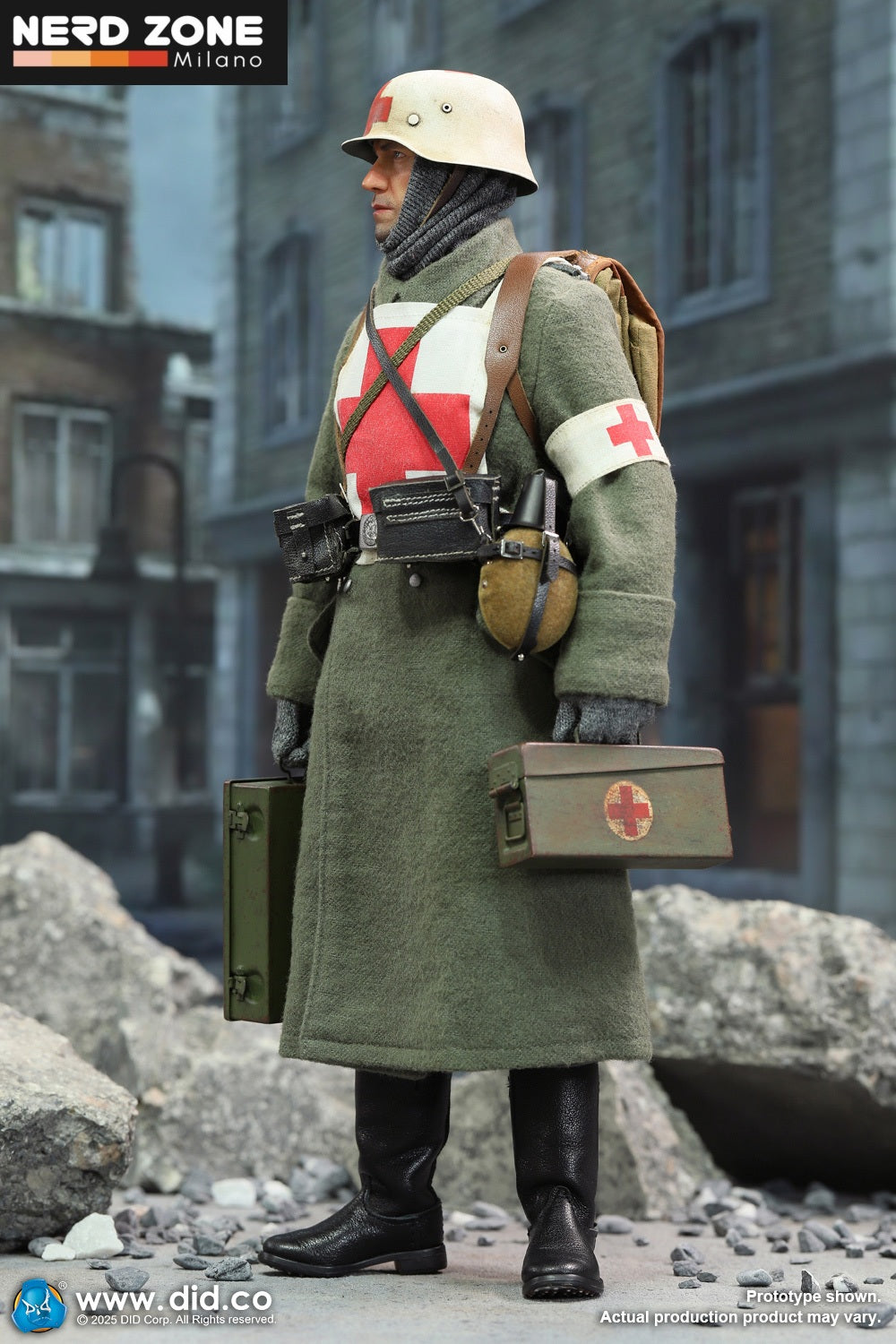DiD/3R - D80183 1/6 WWII German WH Medic Officer Candidate, Unterazt – Gröger