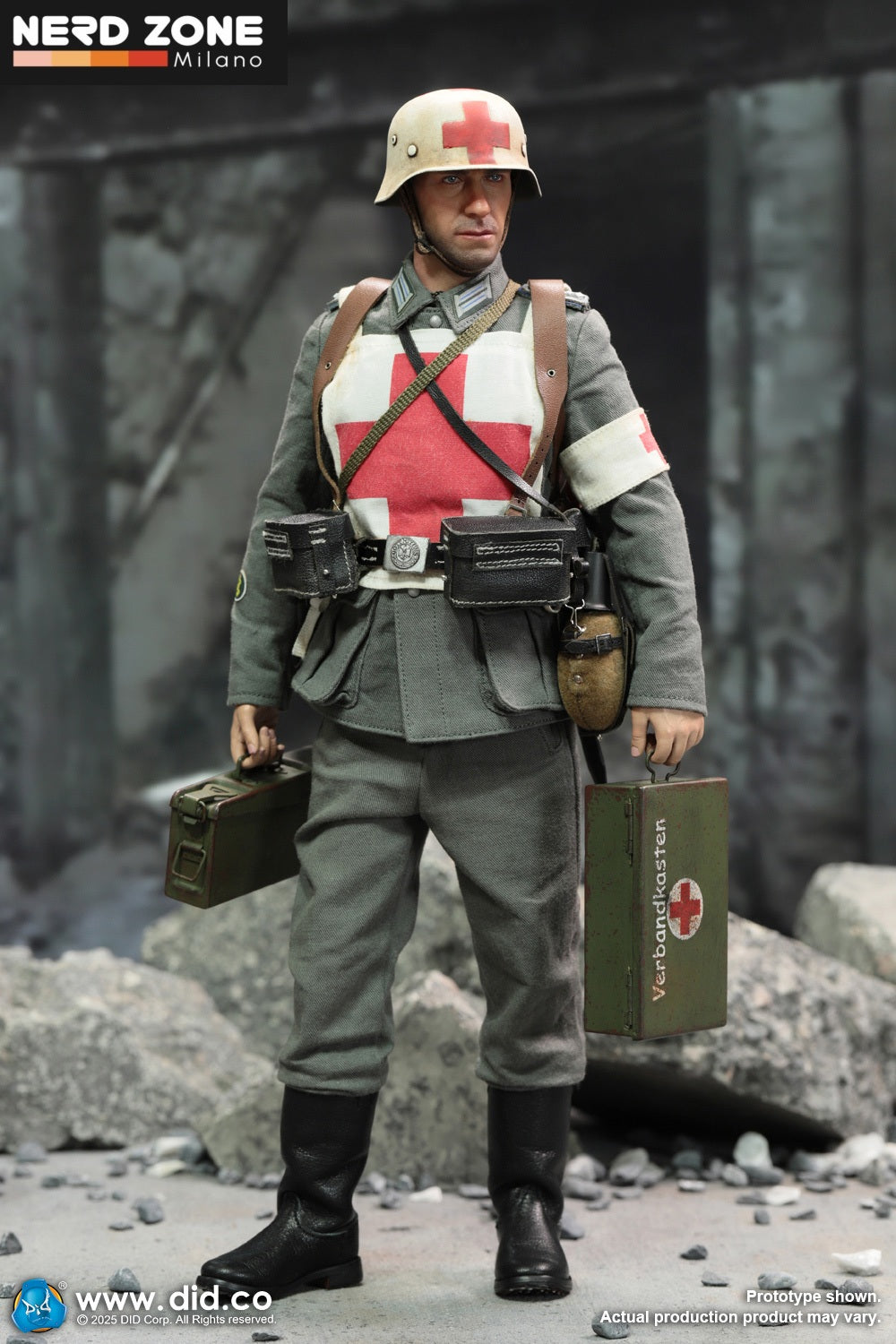 DiD/3R - D80183 1/6 WWII German WH Medic Officer Candidate, Unterazt – Gröger