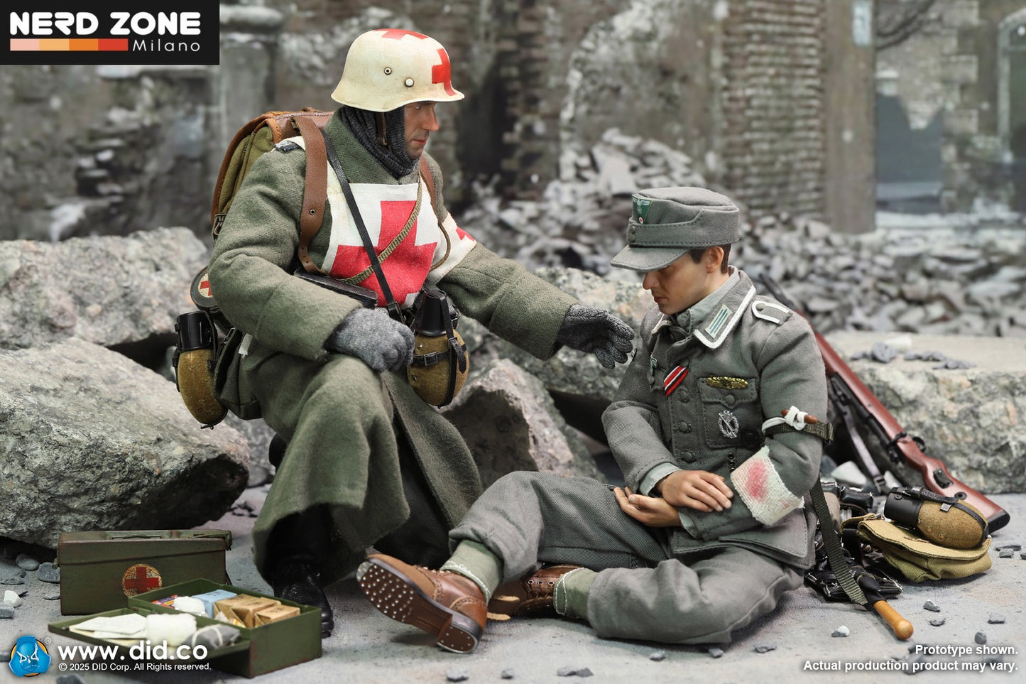 DiD/3R - D80183 1/6 WWII German WH Medic Officer Candidate, Unterazt – Gröger