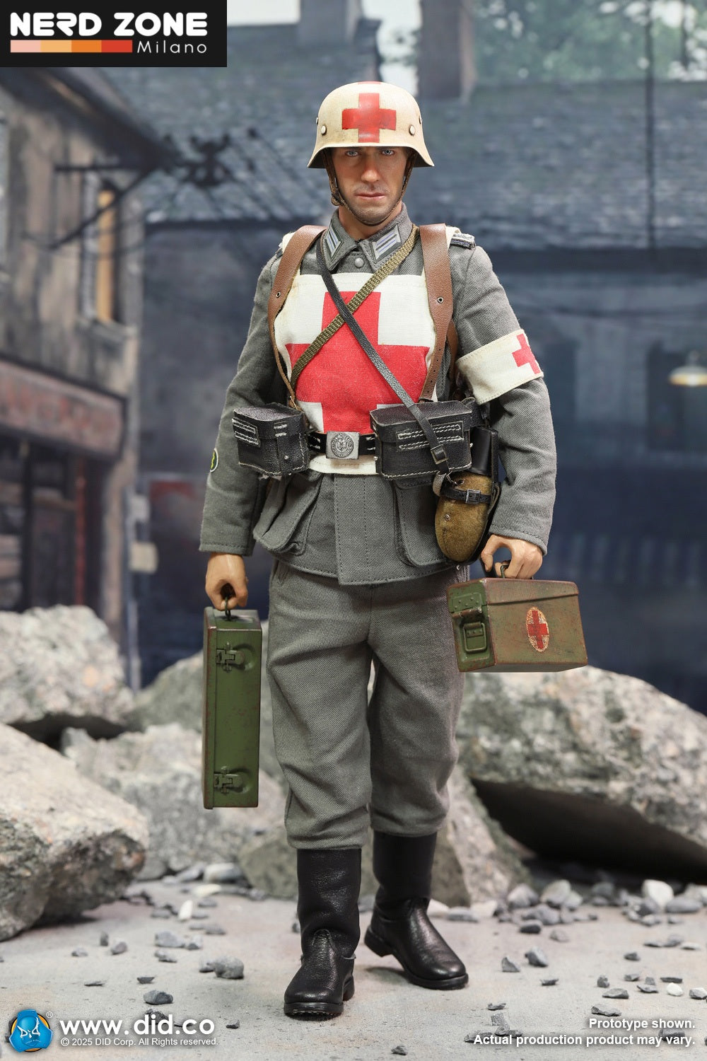 DiD/3R - D80183 1/6 WWII German WH Medic Officer Candidate, Unterazt – Gröger