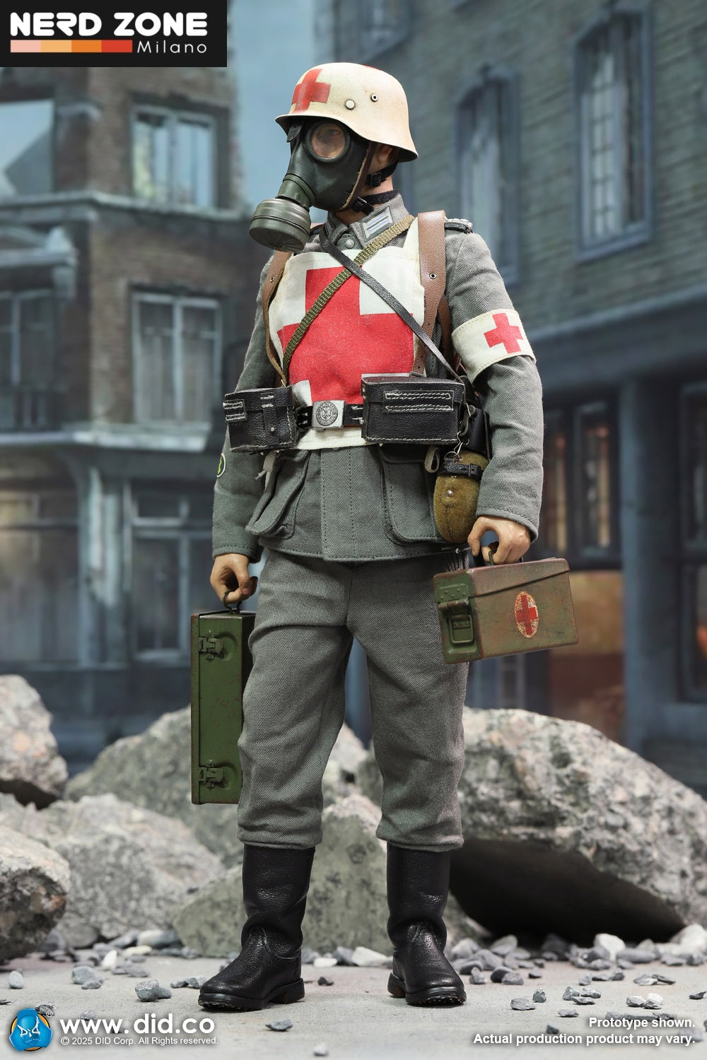 DiD/3R - D80183 1/6 WWII German WH Medic Officer Candidate, Unterazt – Gröger