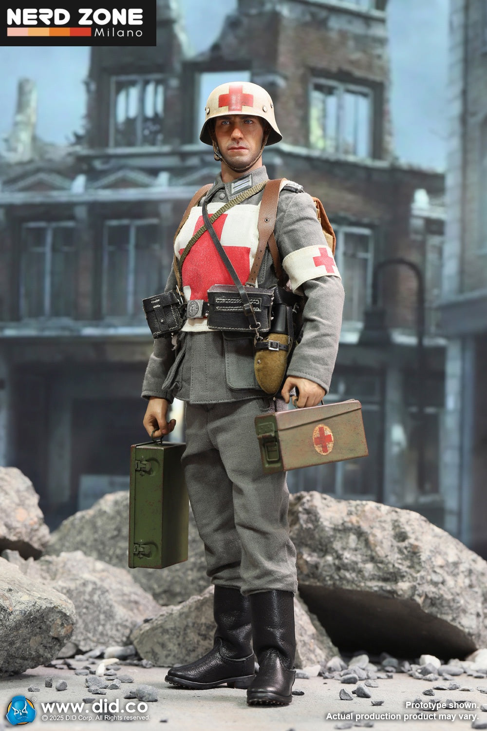 DiD/3R - D80183 1/6 WWII German WH Medic Officer Candidate, Unterazt – Gröger
