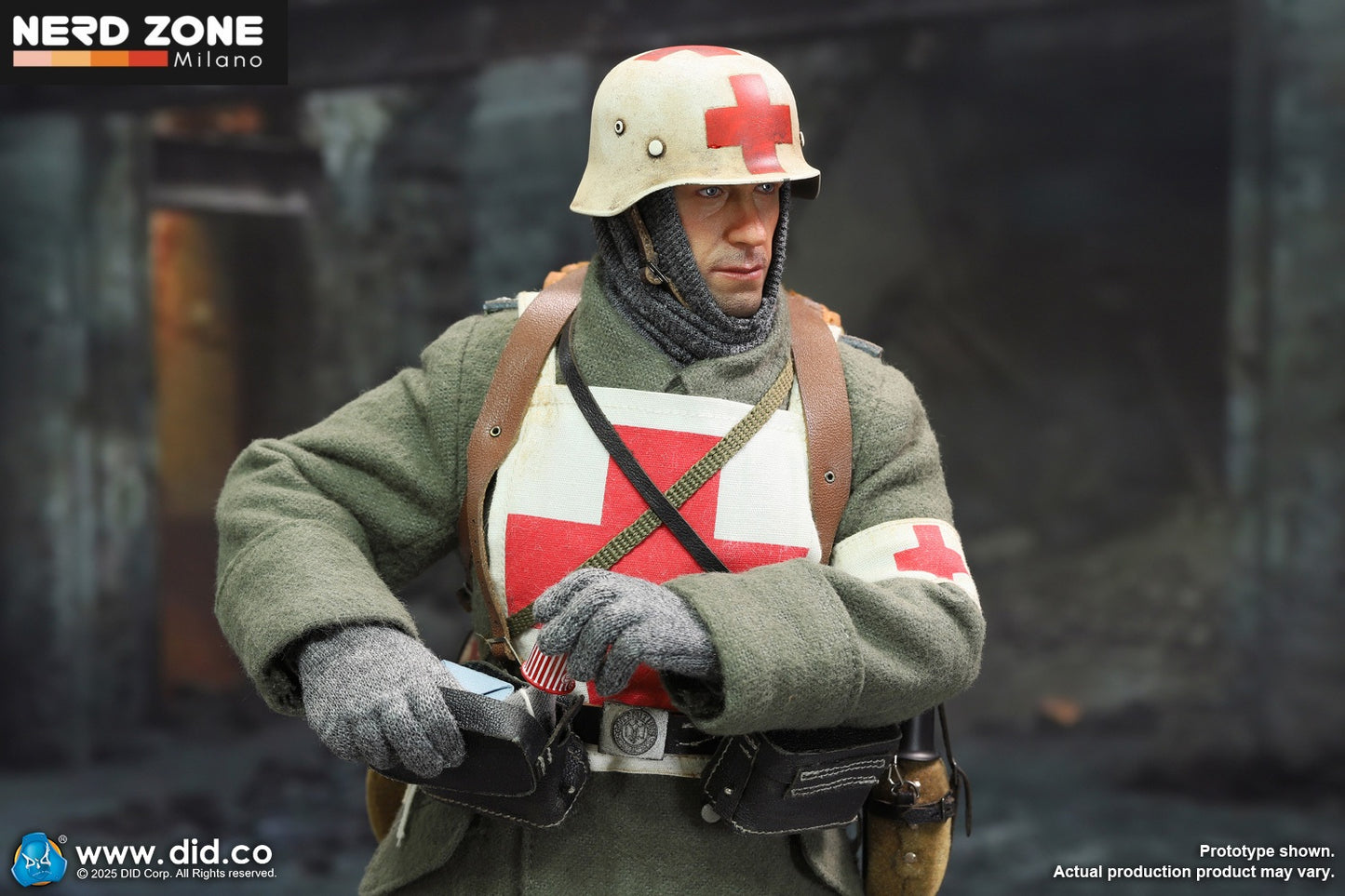 DiD/3R - D80183 1/6 WWII German WH Medic Officer Candidate, Unterazt – Gröger