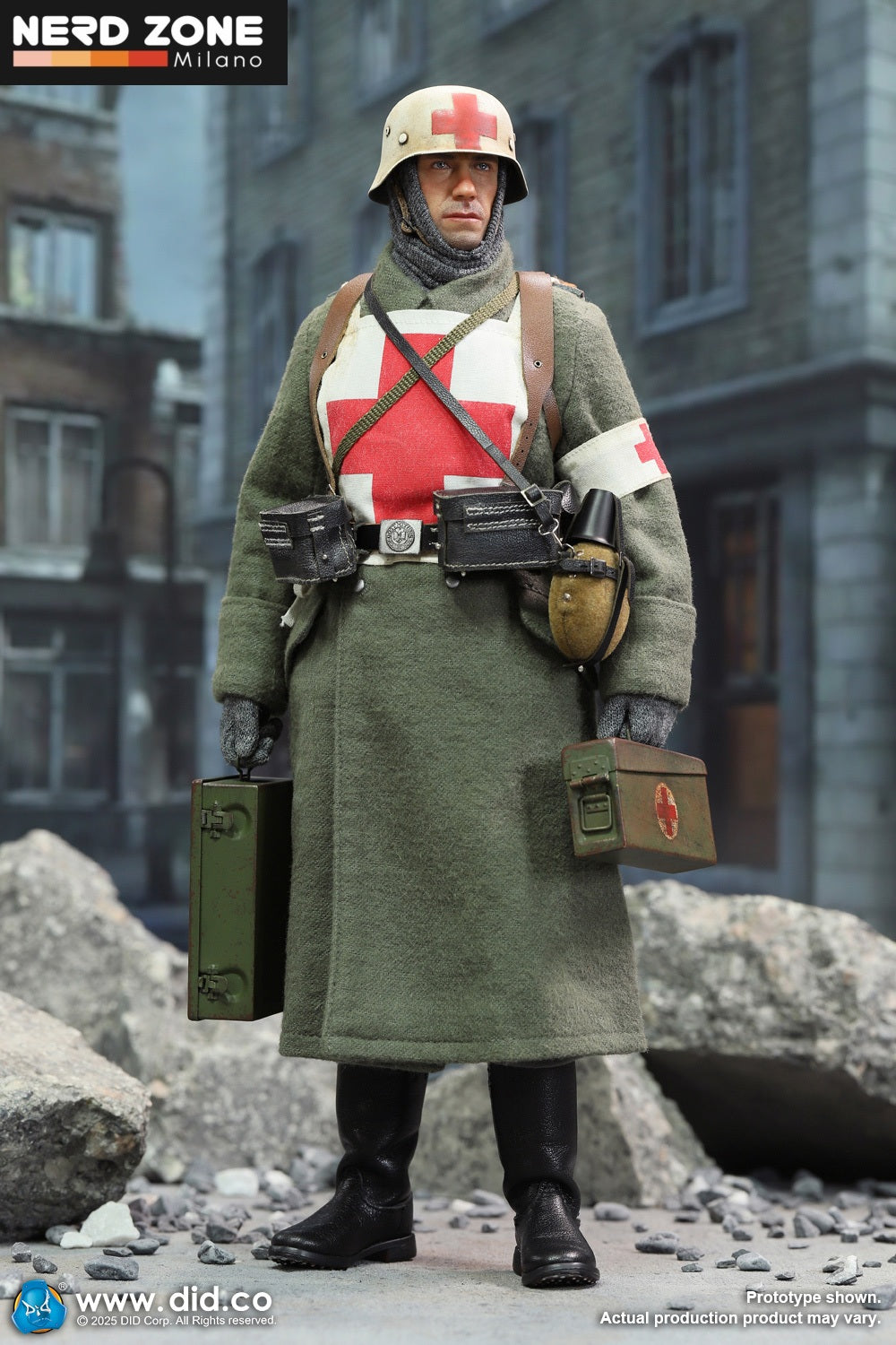 DiD/3R - D80183 1/6 WWII German WH Medic Officer Candidate, Unterazt – Gröger