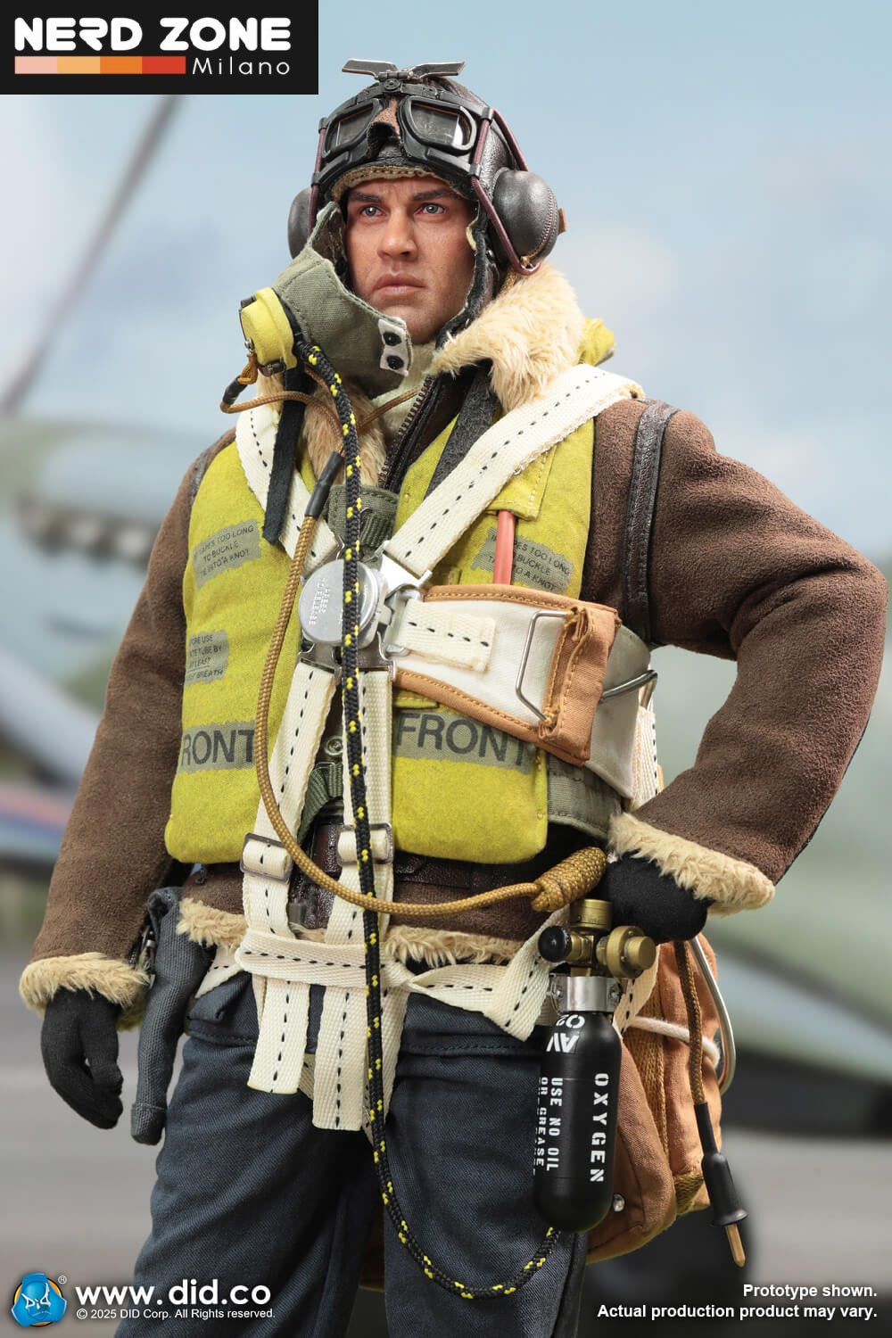 DiD/3R – K80187 1/6 WWII British Pilot Squadron Leader – Tom