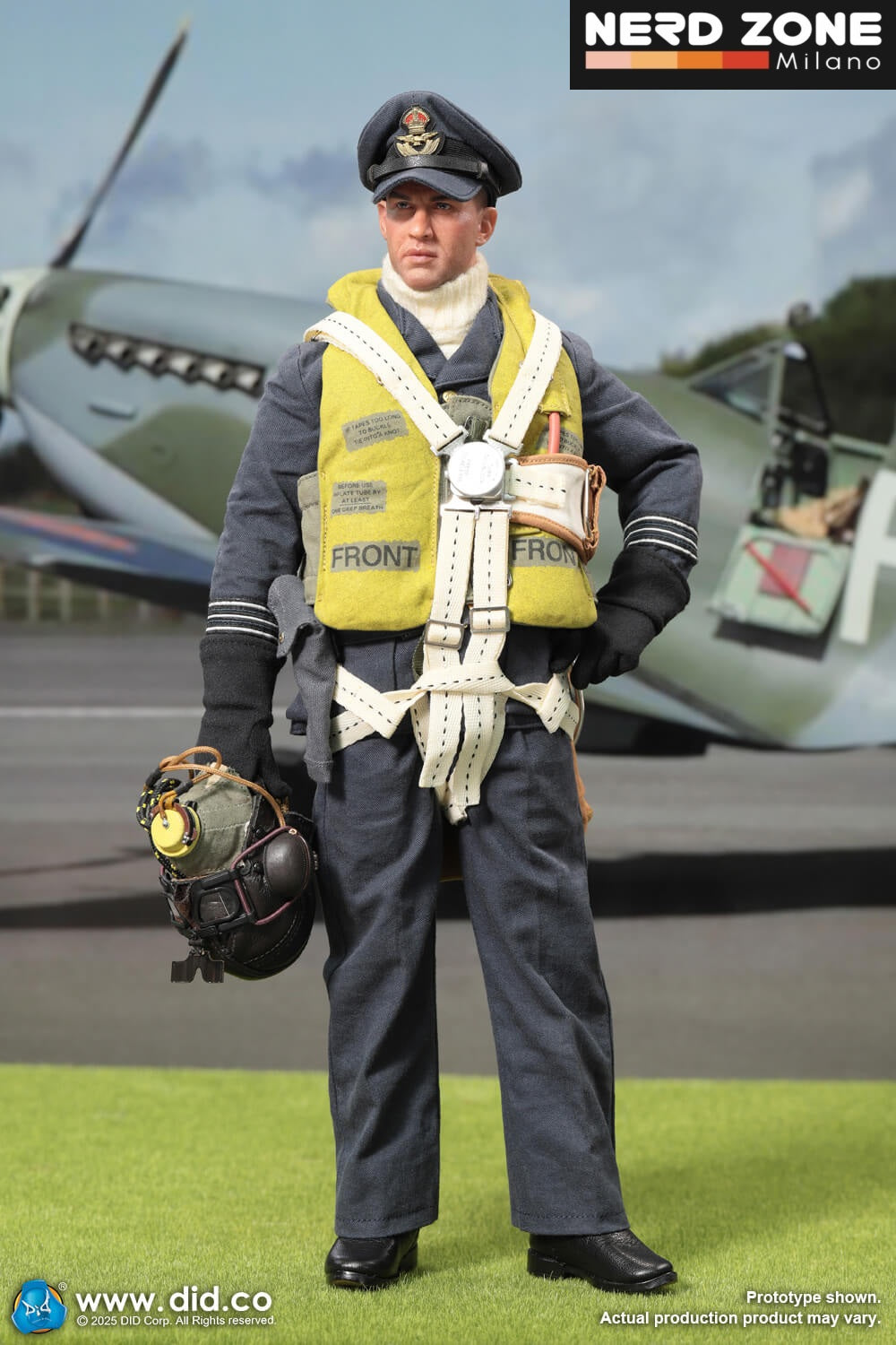 DiD/3R – K80187 1/6 WWII British Pilot Squadron Leader – Tom