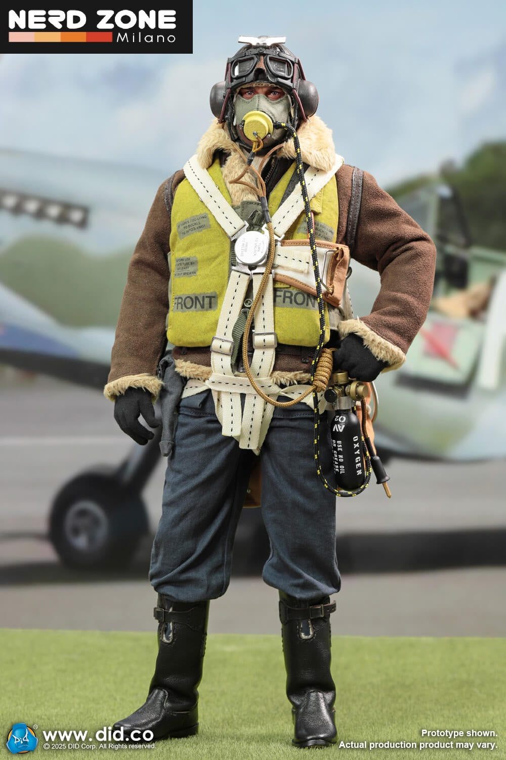 DiD/3R – K80187 1/6 WWII British Pilot Squadron Leader – Tom