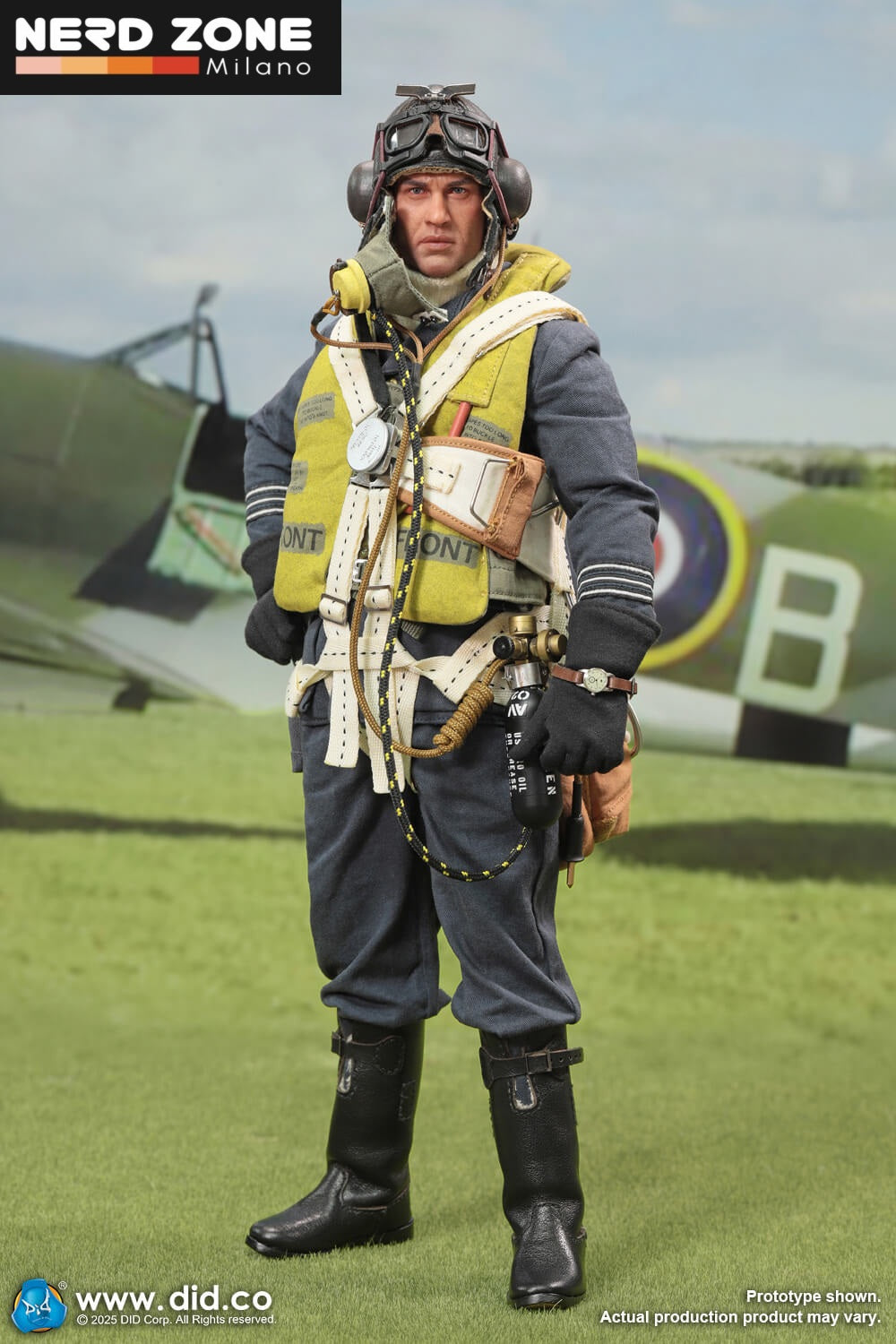 DiD/3R – K80187 1/6 WWII British Pilot Squadron Leader – Tom