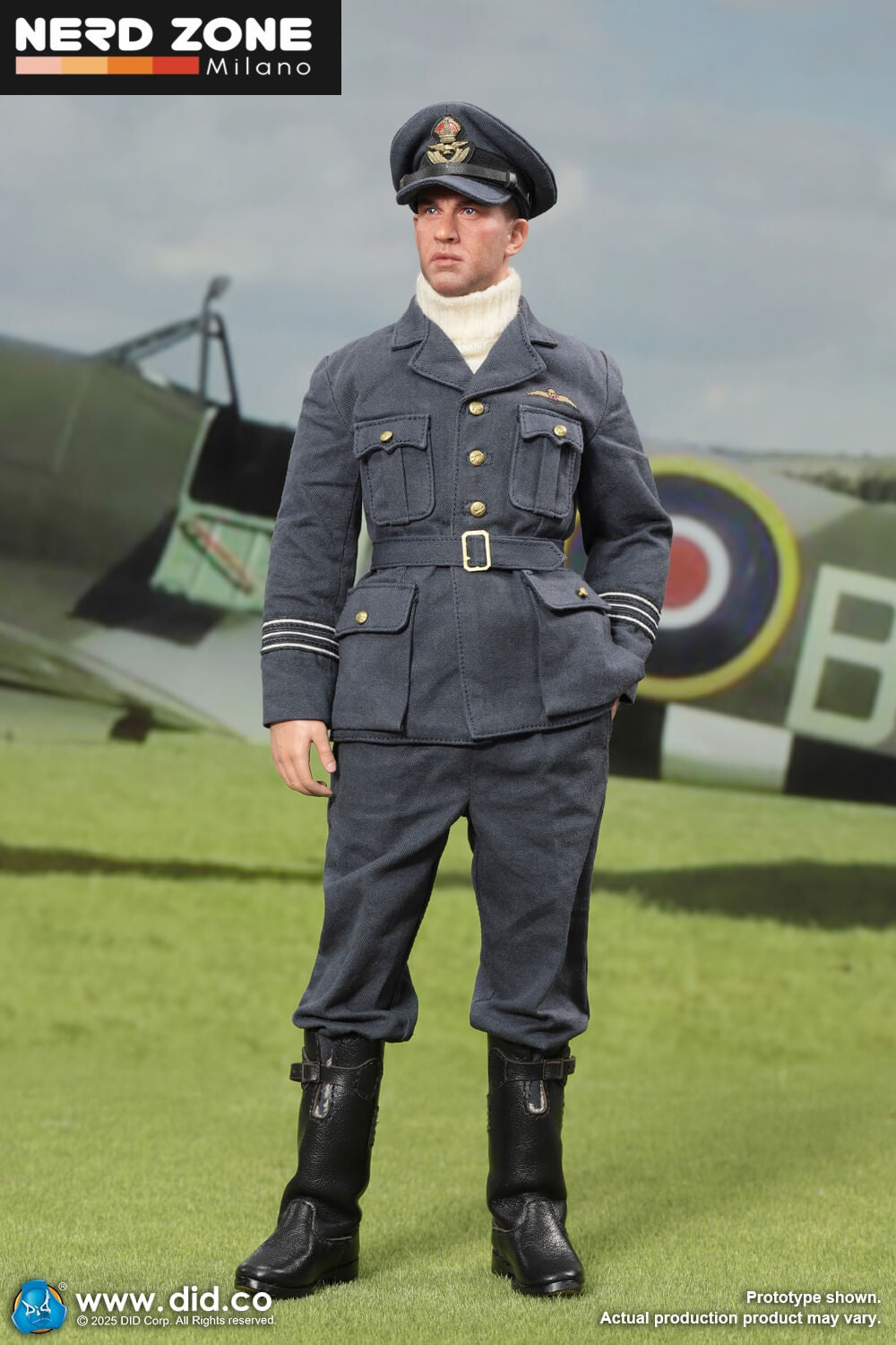 DiD/3R – K80187 1/6 WWII British Pilot Squadron Leader – Tom