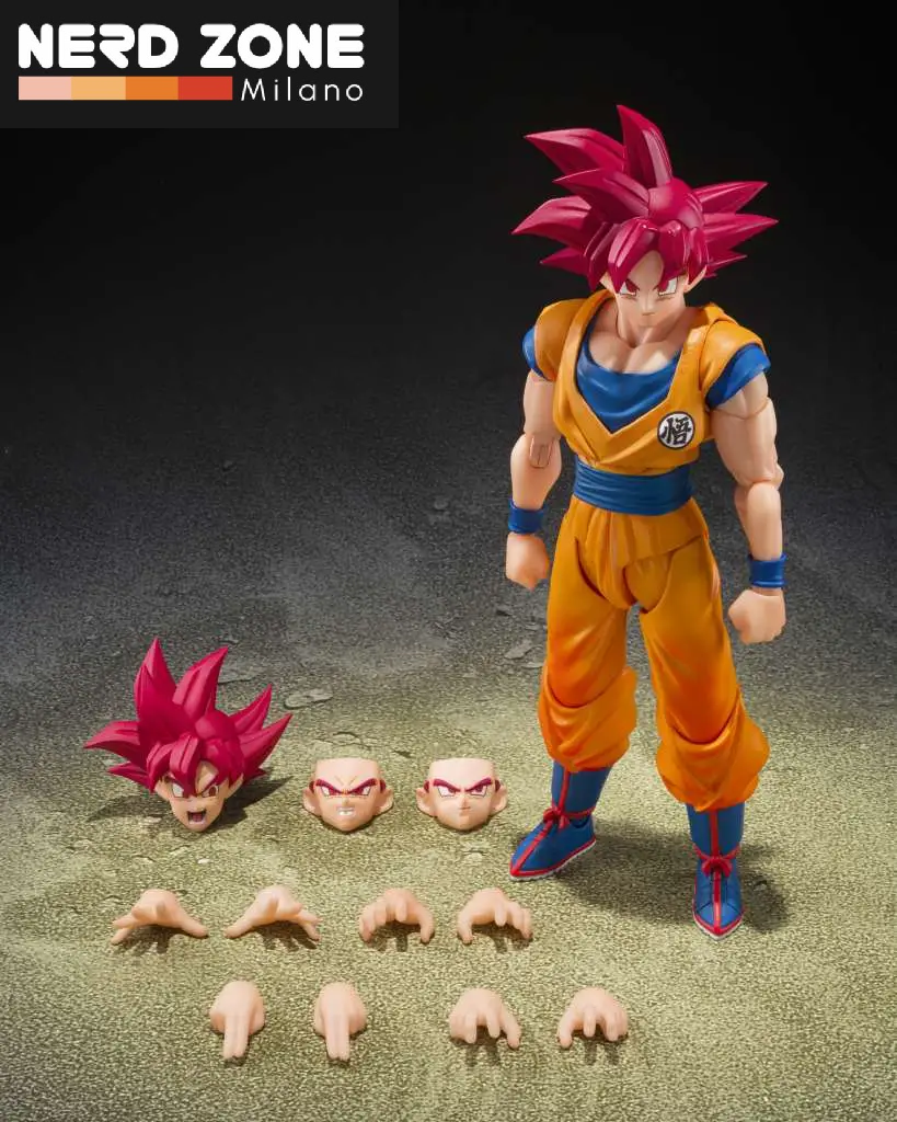BANDAI - S.H. FIGUARTS Dragon Ball Super Saiyan God Son Guko (God Aura) 15 cm