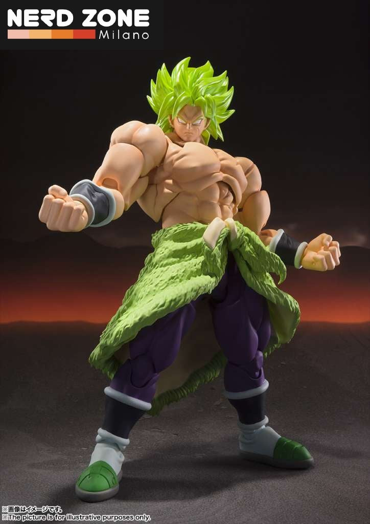 BANDAI - S.H. FIGUARTS Dragon Ball Broly Super Saiya Full Power Shf Reissue