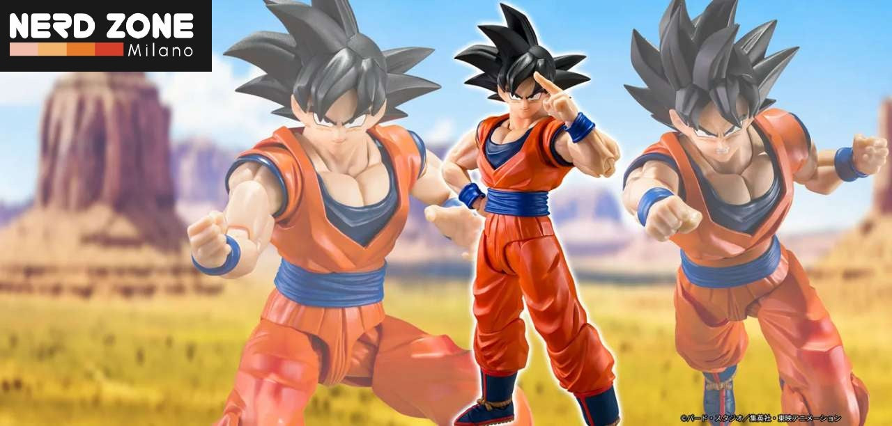 BANDAI - S.H. FIGUARTS Dragon Ball Z Son Goku Kind-Hearted Saiyan Shf