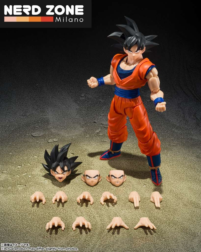 BANDAI - S.H. FIGUARTS Dragon Ball Z Son Goku Kind-Hearted Saiyan Shf