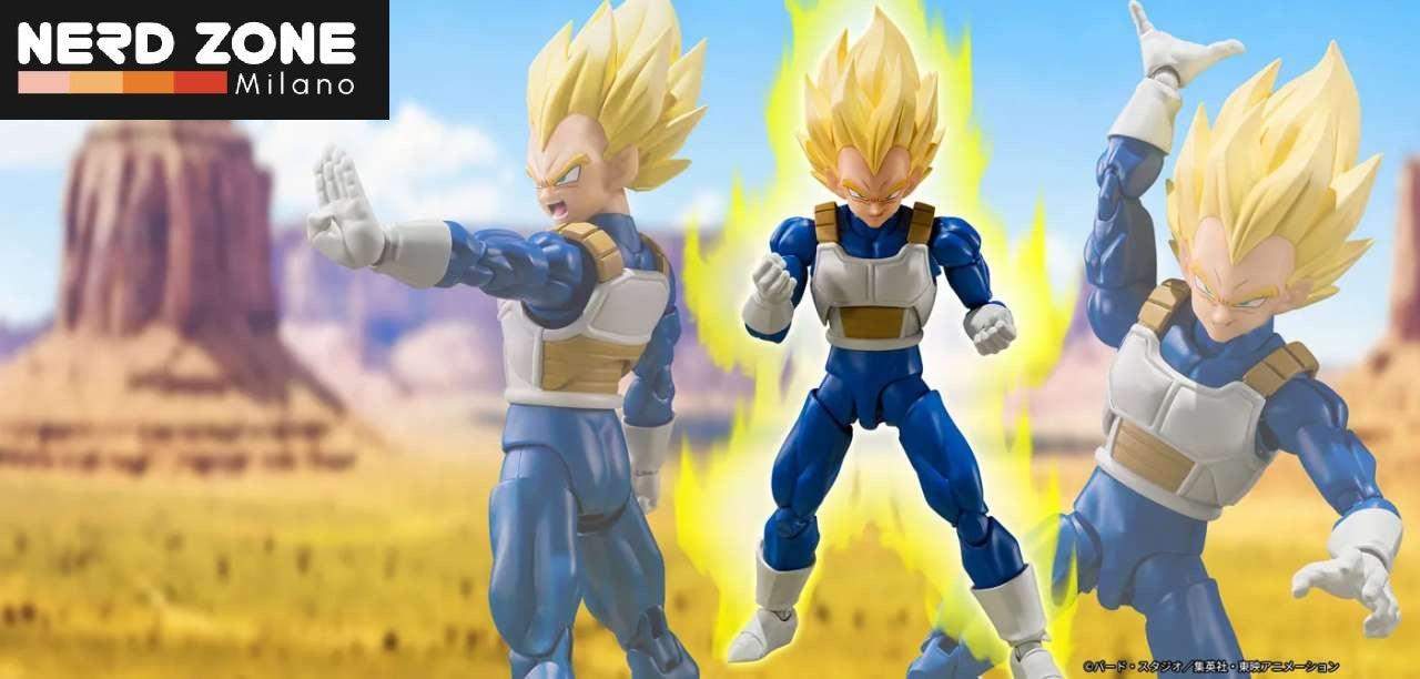 BANDAI - S.H. FIGUARTS Dragon Ball Z Super Saiyan Vegeta Dangerous Pride Shf