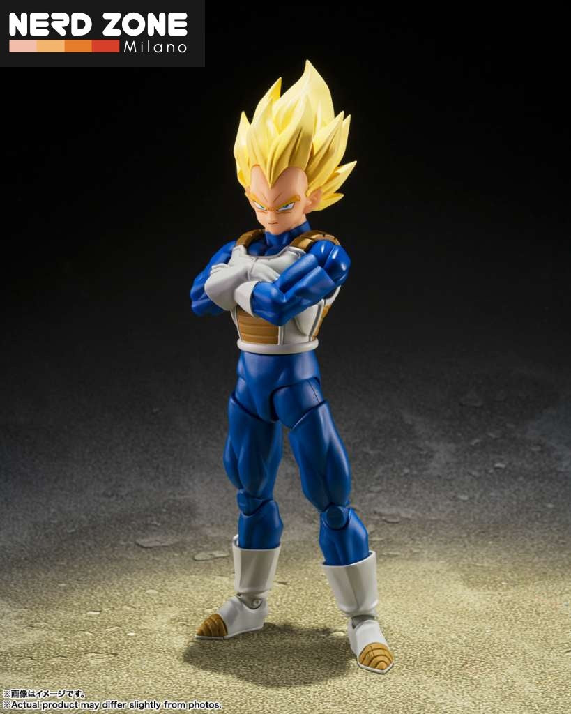 BANDAI - S.H. FIGUARTS Dragon Ball Z Super Saiyan Vegeta Dangerous Pride Shf