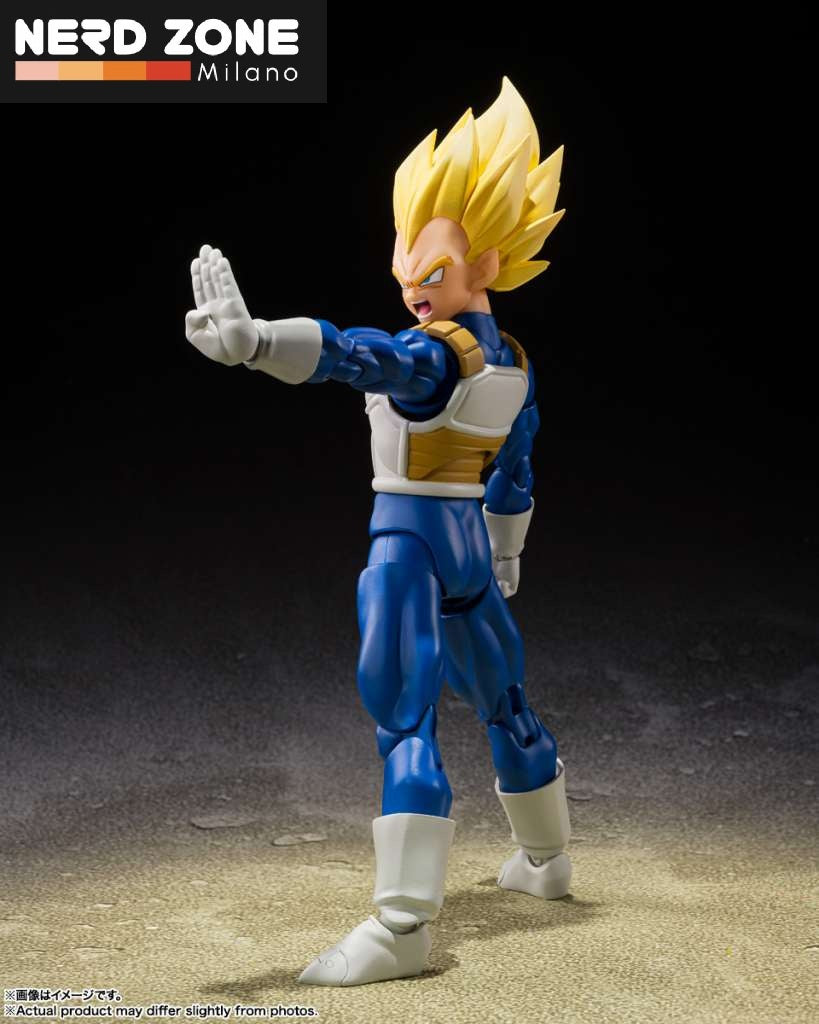 BANDAI - S.H. FIGUARTS Dragon Ball Z Super Saiyan Vegeta Dangerous Pride Shf