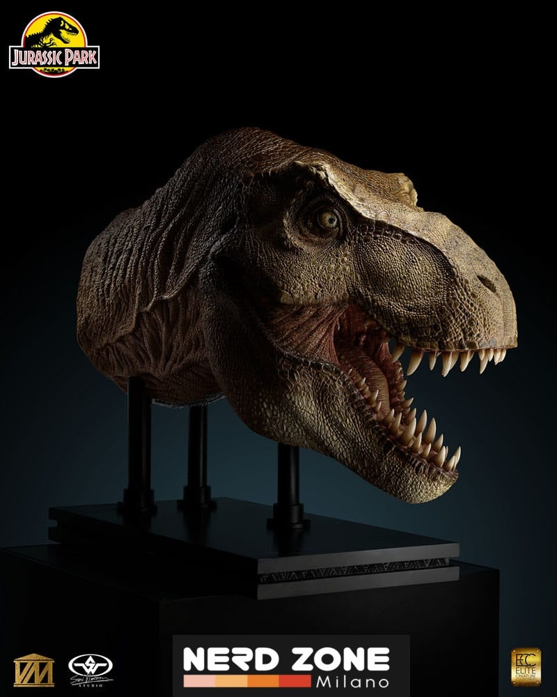 ELITE CREATURE COLLECTIBLES - Jurassic Park 1/2 Statue T-Rex Head 105 cm