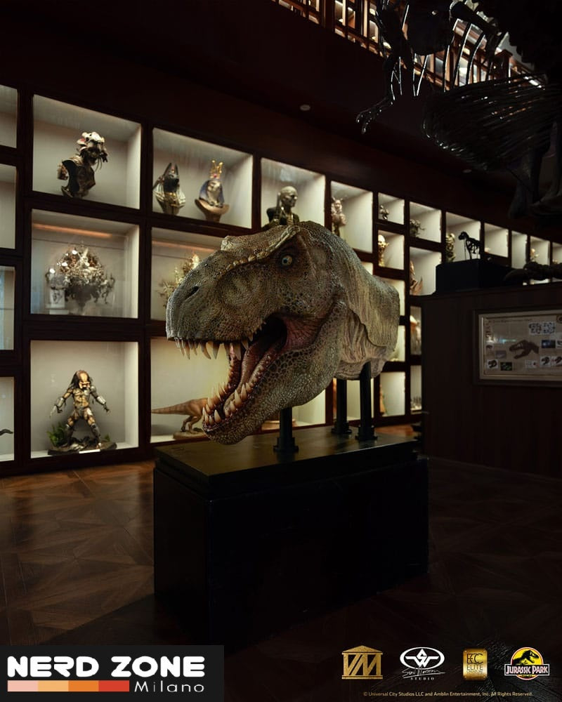 ELITE CREATURE COLLECTIBLES - Jurassic Park 1/2 Statue T-Rex Head 105 cm