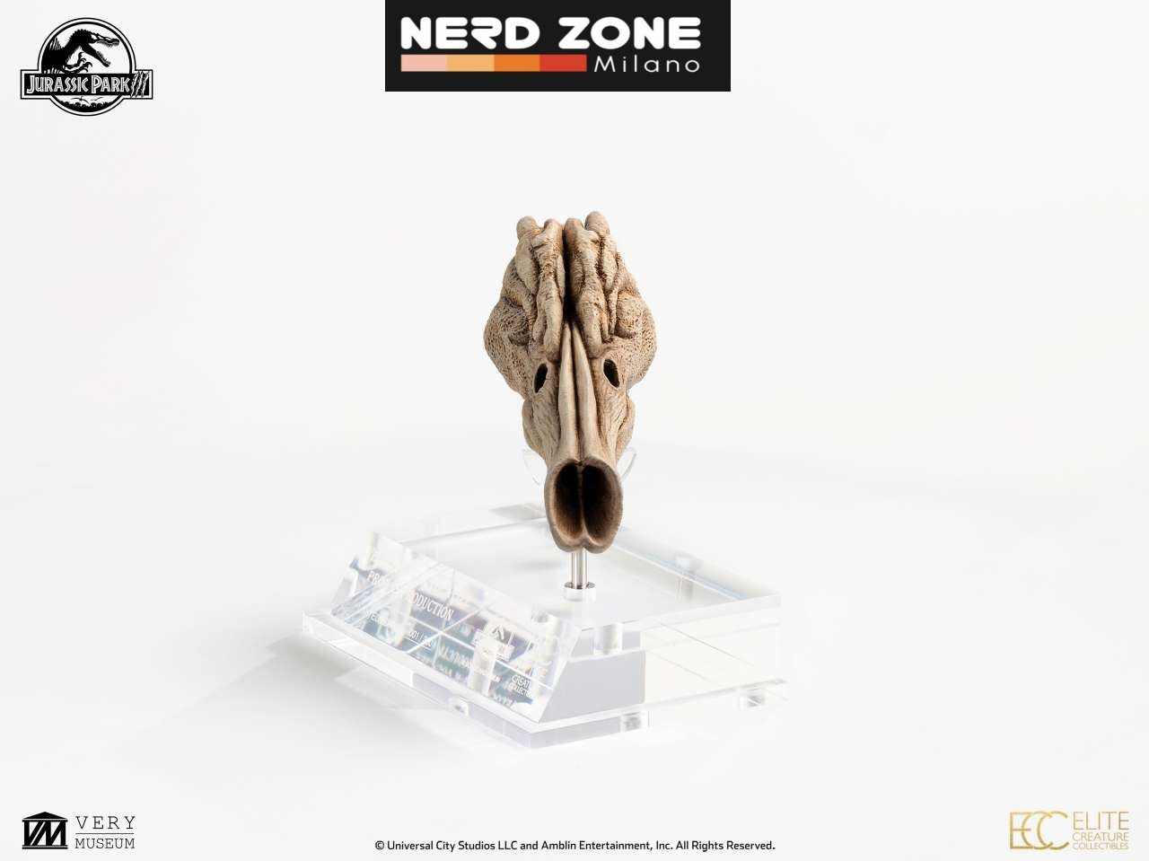 ELITE CREATURE COLLECTIBLES - Jurassic Park 3 Velociraptor Resonating Chamber Prop Replica