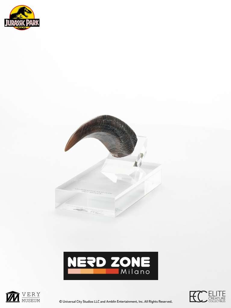 ELITE CREATURE COLLECTIBLES - Jurassic Park Velociraptor Hand Claw Prop Reproduction