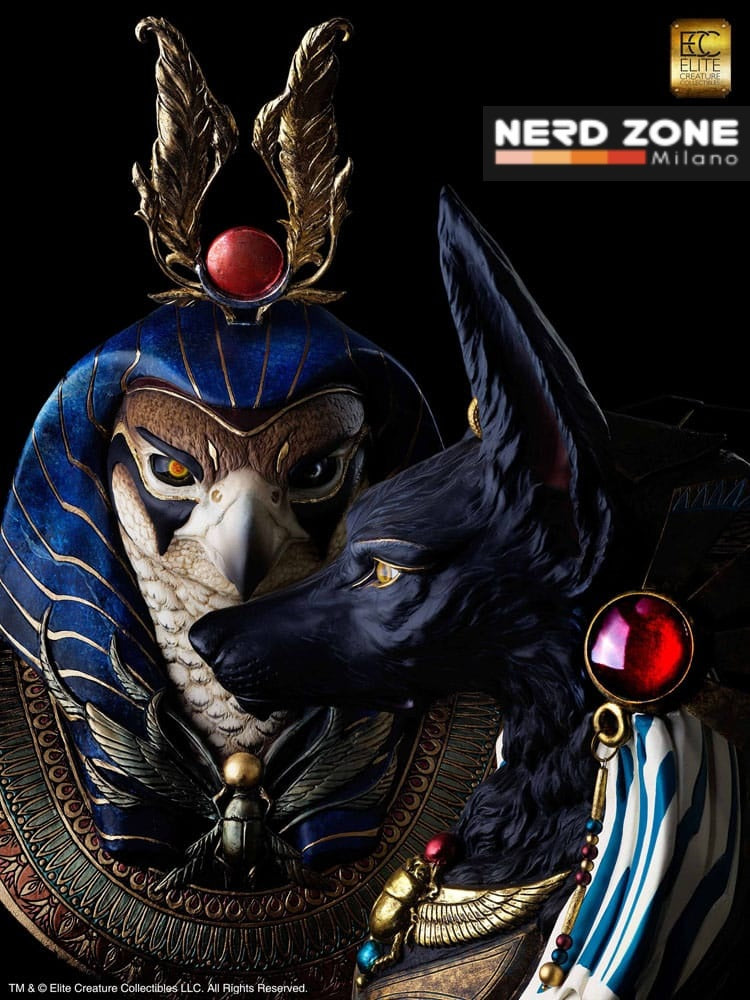 ELITE CREATURE COLLECTIBLES - Life-Size Bust Horus by Miyo Nakamura 80 cm