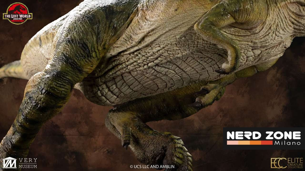 ELITE CREATURE COLLECTIBLES - The Lost World Jurassic Park Tyrannosaur Buck 1/12 Scale Maquette