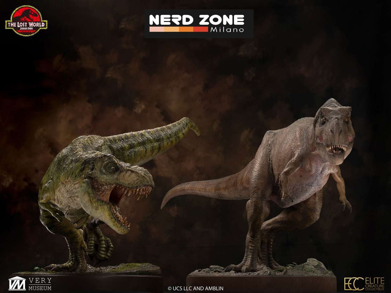 ELITE CREATURE COLLECTIBLES - The Lost World Jurassic Park Tyrannosaur Buck 1/12 Scale Maquette