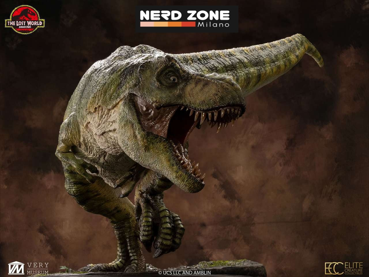 ELITE CREATURE COLLECTIBLES - The Lost World Jurassic Park Tyrannosaur Buck 1/12 Scale Maquette