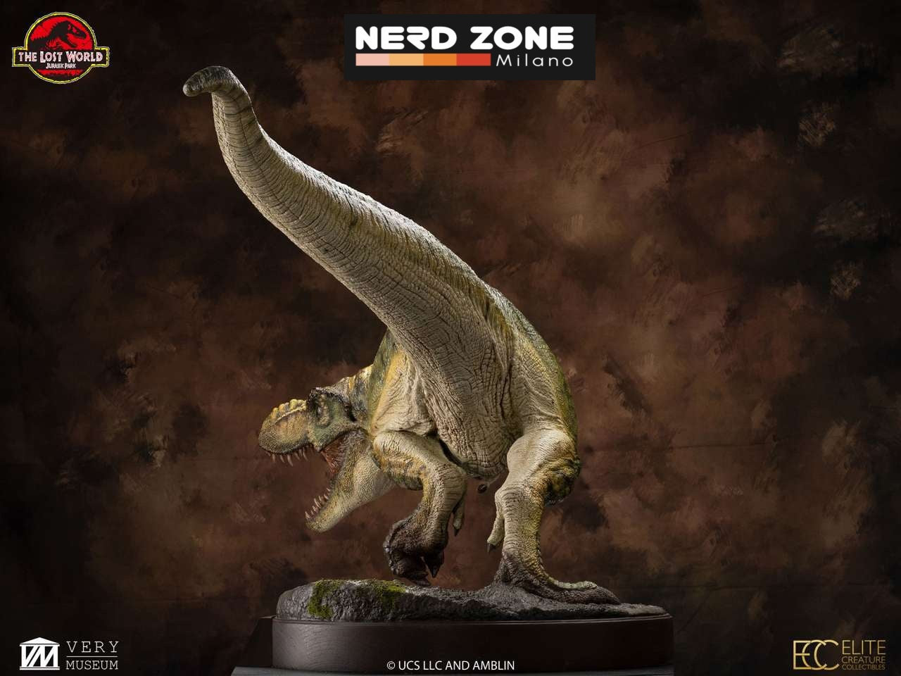 ELITE CREATURE COLLECTIBLES - The Lost World Jurassic Park Tyrannosaur Buck 1/12 Scale Maquette