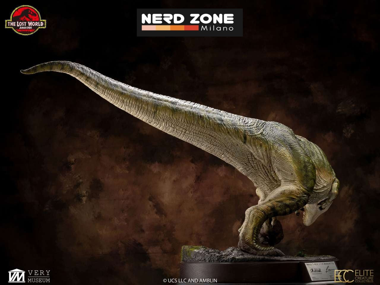 ELITE CREATURE COLLECTIBLES - The Lost World Jurassic Park Tyrannosaur Buck 1/12 Scale Maquette