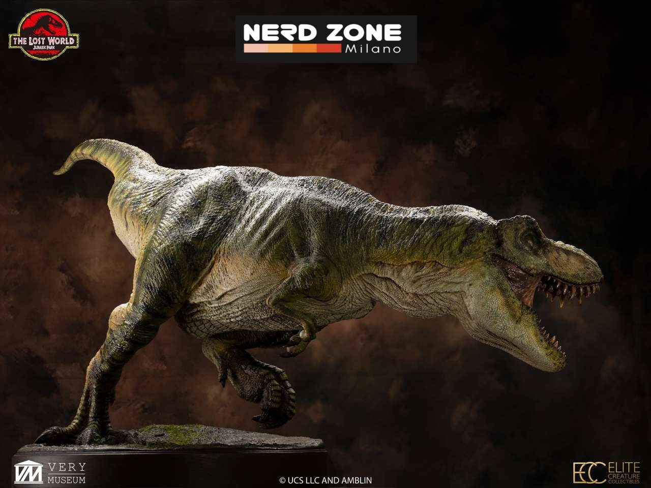 ELITE CREATURE COLLECTIBLES - The Lost World Jurassic Park Tyrannosaur Buck 1/12 Scale Maquette