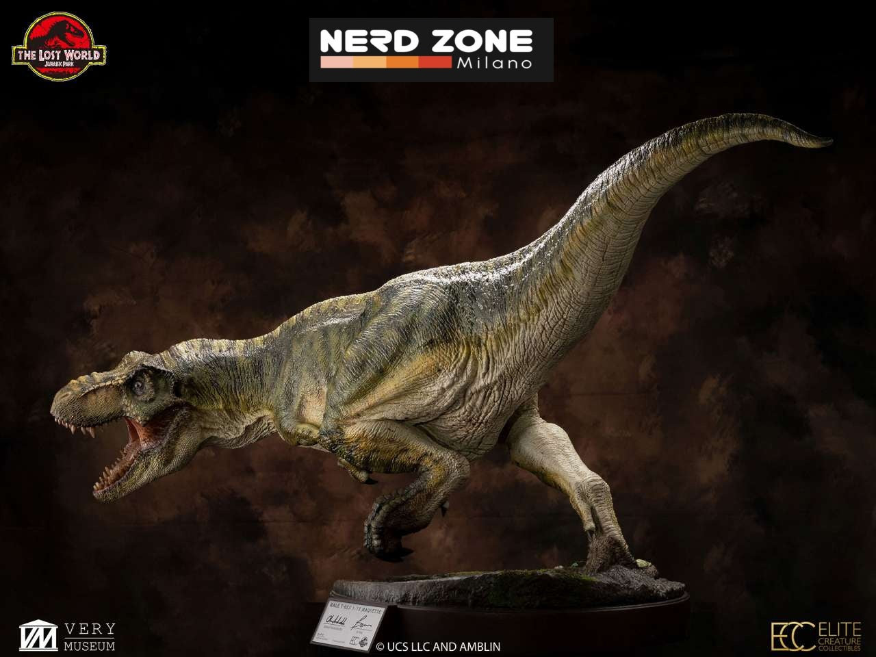 ELITE CREATURE COLLECTIBLES - The Lost World Jurassic Park Tyrannosaur Buck 1/12 Scale Maquette