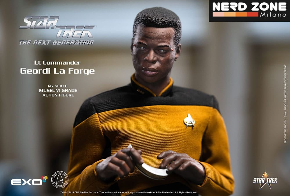 EXO-6 - Star Trek: The Next Generation Action Figure 1/6 Lt. Commander Geordi La Forge (Essentials Version) 28 cm